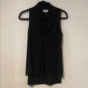 Wilfred Elegant Black Sleeveless Top Sz S